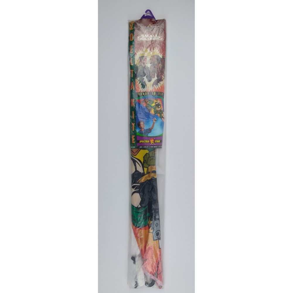 Vintage New 1998 Small Soldiers Movie Hazard & Archer ToyBiz Delta 52" Kite